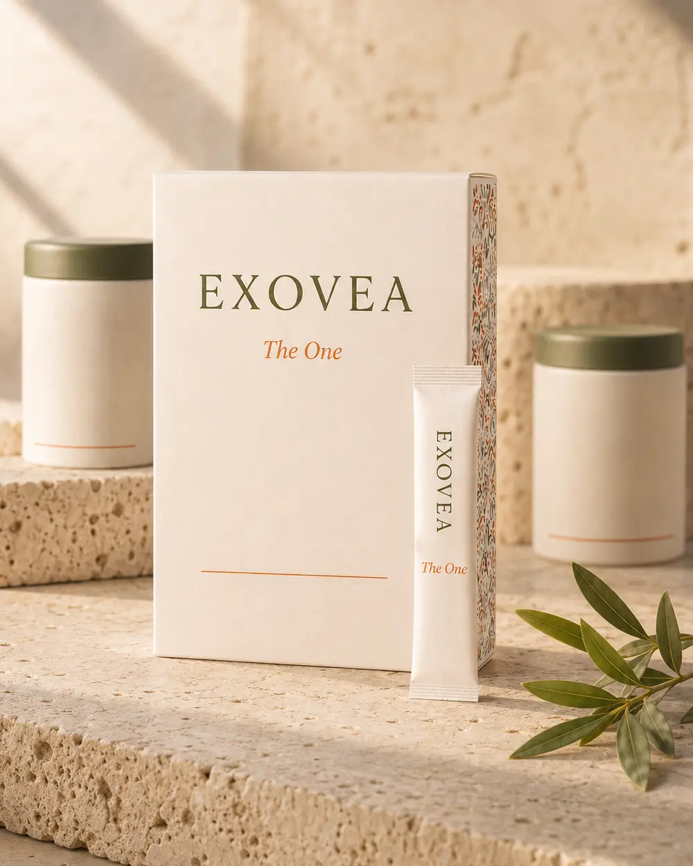 EXOVEA The One carton and daily sachet